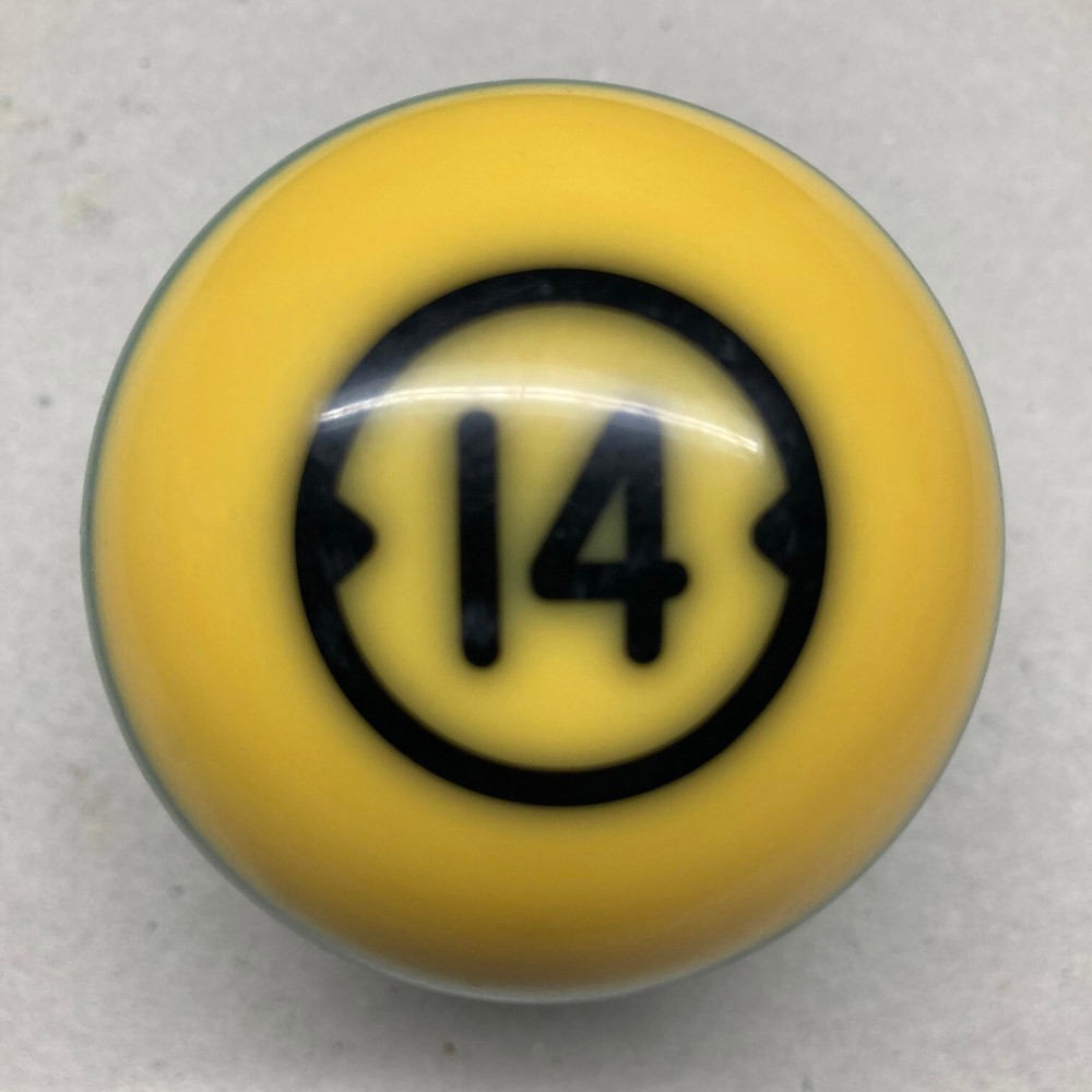 USED Brunswick Centennial Triangular Dart Pool Ball #14 replacement - FREE SHIP