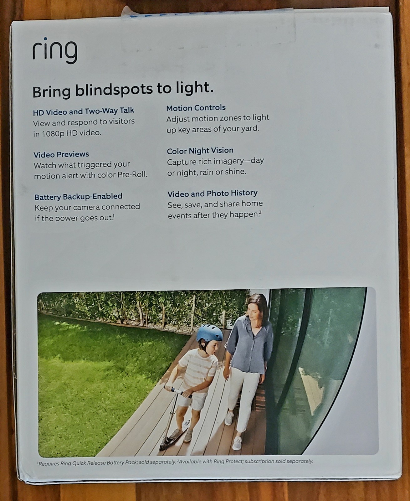 Ring Spotlight Cam Plus Outdoor/Indoor 1080p Plug-In Surveillance Camera Black