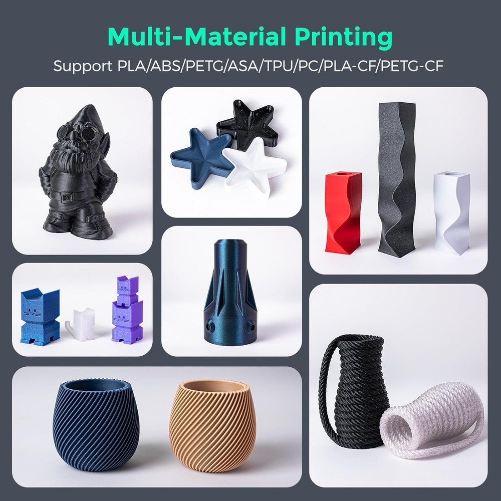 Innovative Auto-Printing 3D Printer with Dual Material Support & Smart App