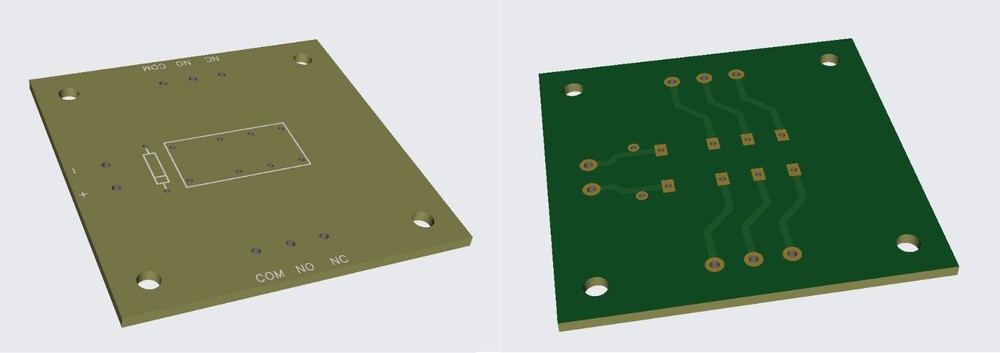 Relay PCB - 12v DC DPDT (Pre-Order ONLY)