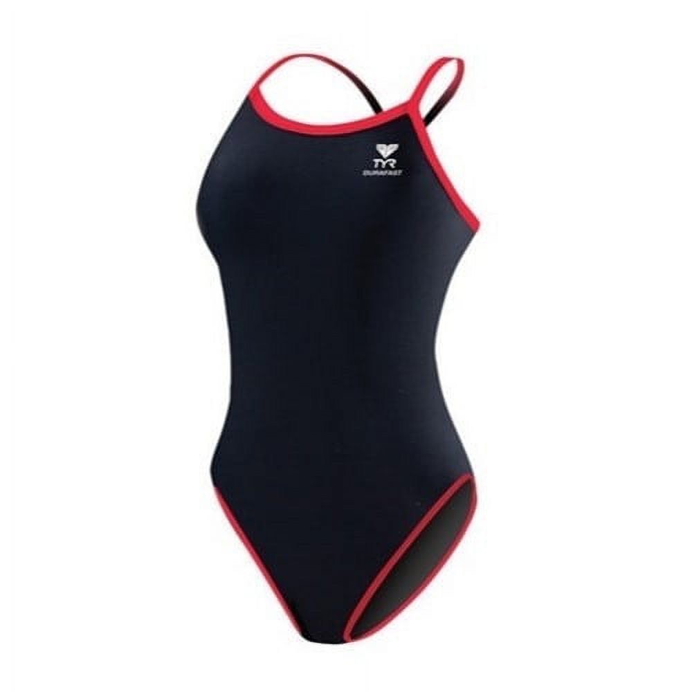 TYR Neon Polyester Solid Ringback One Piece