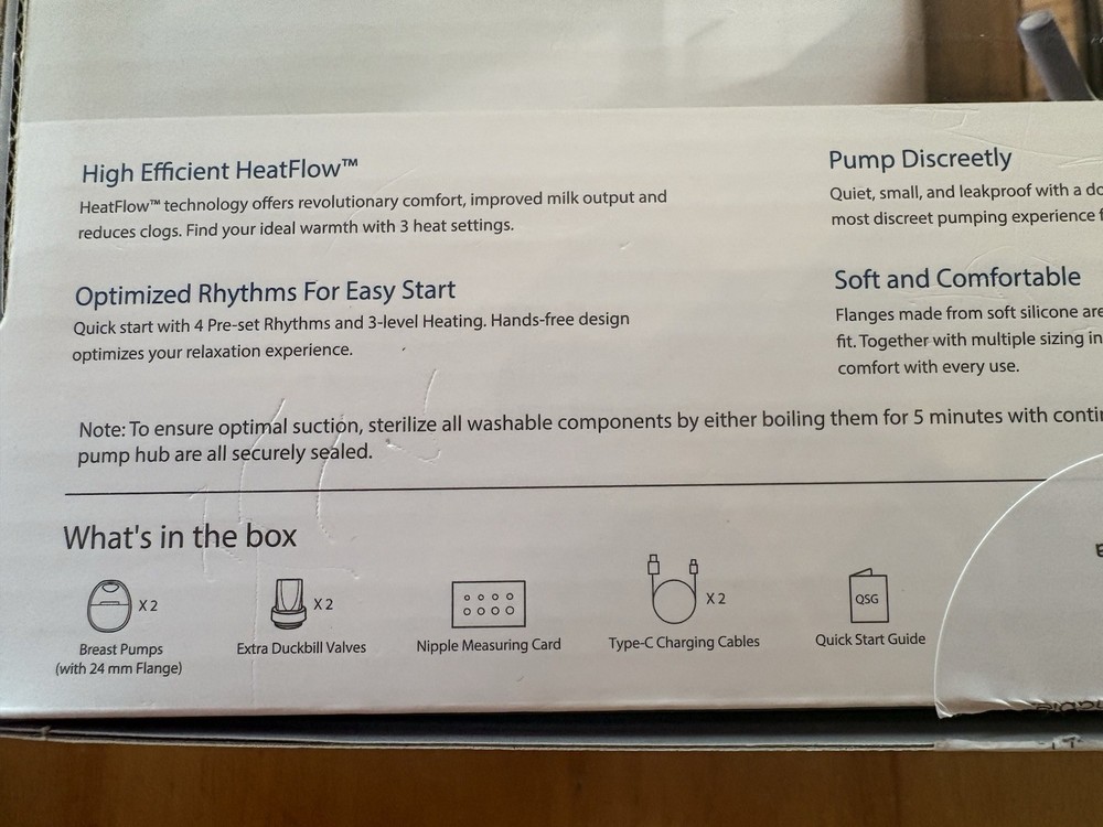 Eufy E20 Breast Pump With Extra 27mm Flanges
