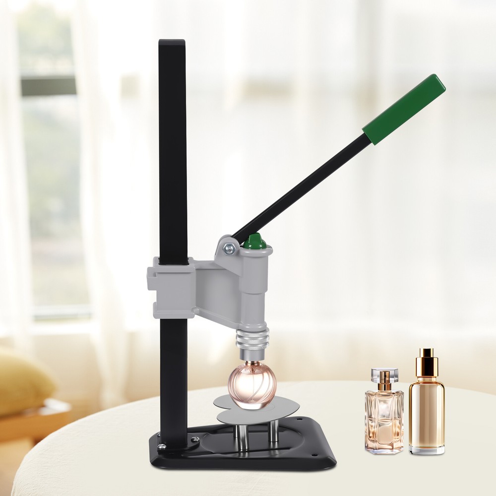 Manual Perfume Bottle Capper Machine, Perfume Sealing Tool DIY Adjustable Height
