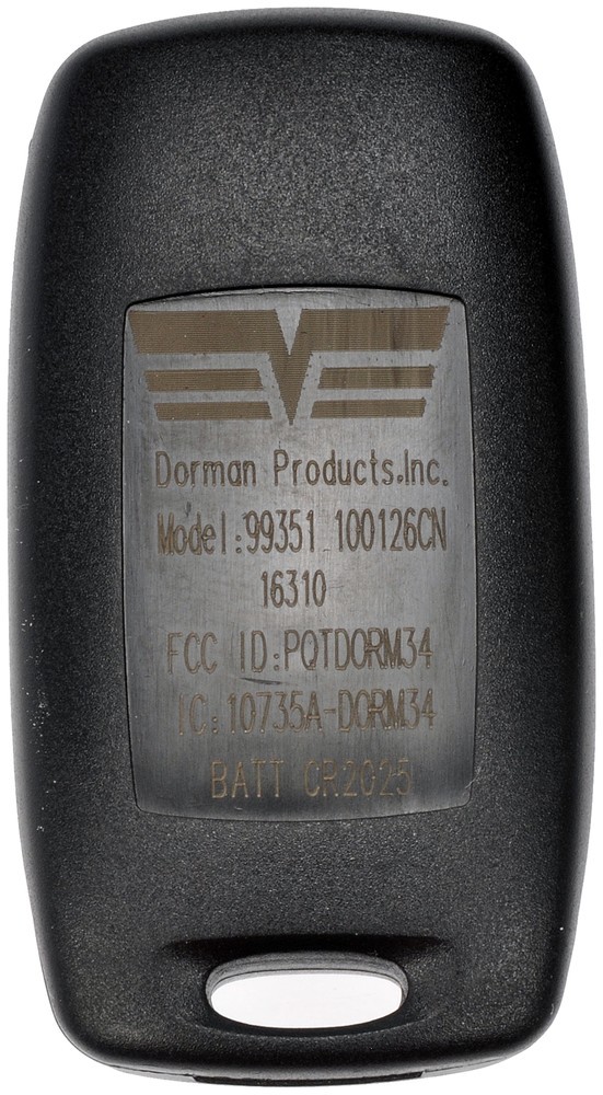 Keyless Entry Transmitter Dorman 99351