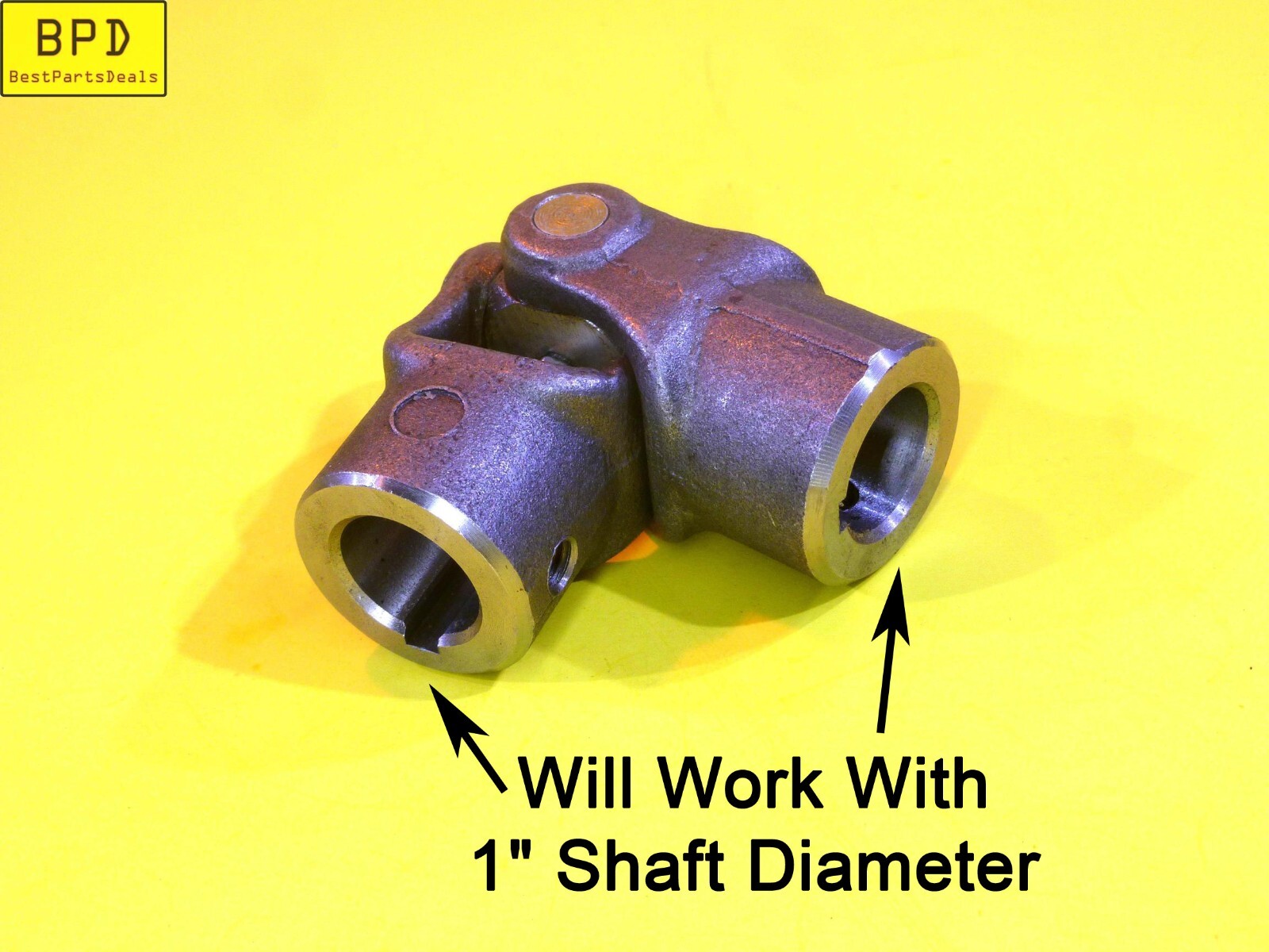 Universal Steering / PTO / Mower Joint Greasable 1" To 1" ID Keyed 5-1/8" Length