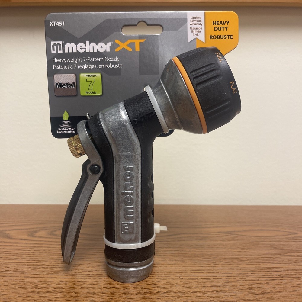 Melnor XT451 XT Metal Nozzle, Multi-Pattern, Heavyweight