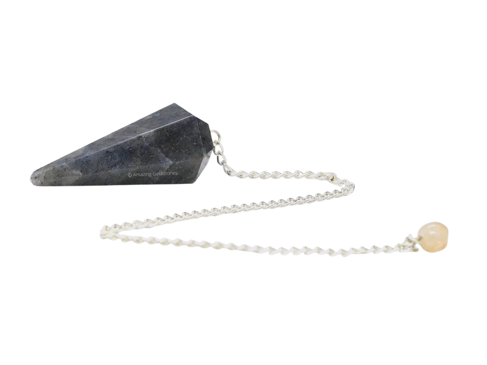 Iolite Dowsing Crystal Pendulum