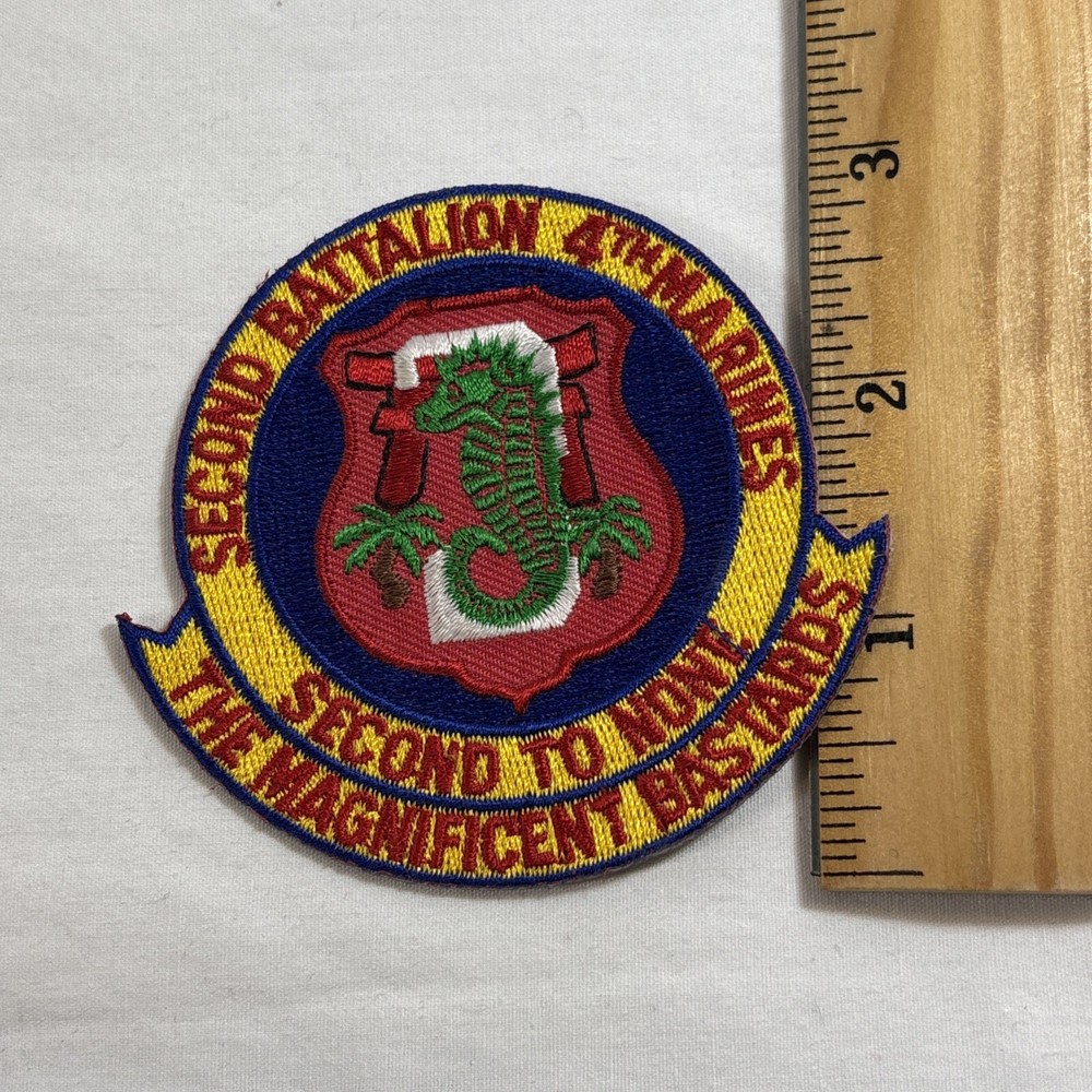 USMC 4th Marines 2nd Battalion Patch