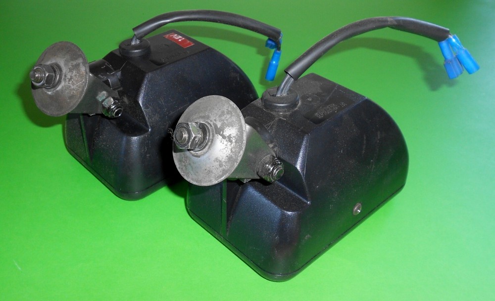 Vintage J.W. SPEAKER Rectangular LIGHTS 12 volt Rare End Mounts