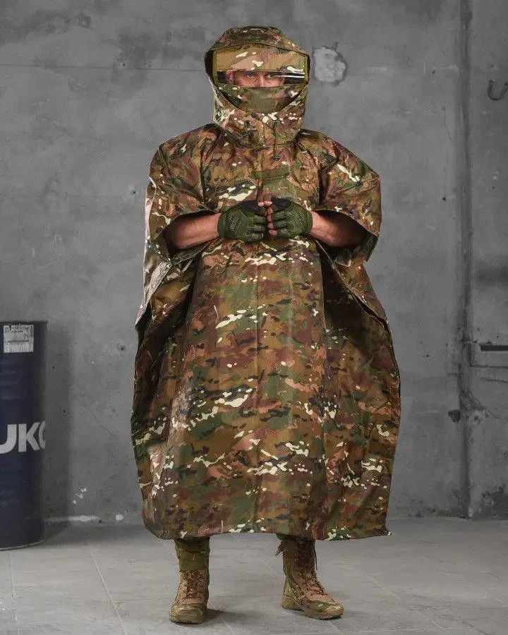Antithermal imager Antidrone Multicam  poncho  💛💙