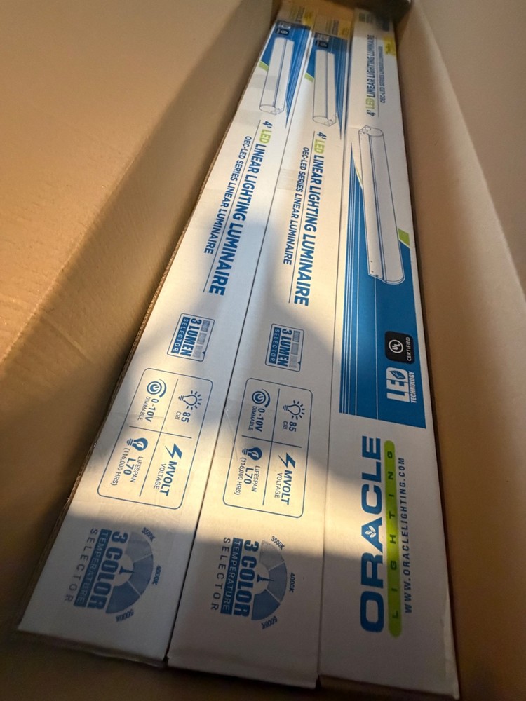 oracle 4' led linear lighting luminaire