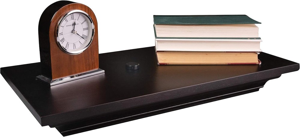 LOCKDOWN In Plain Sight Shelf with Discreet Design, Easy One Size, Walnut