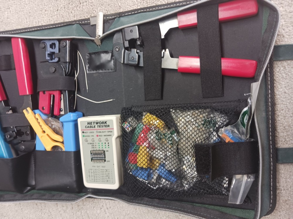 Pros Kit Lan Tester/ Tool Kit Lan Tester Case
