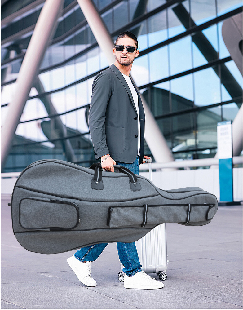 Cello gig Bag Cello case with Adjustable Backpack Strap Soft Cello bag