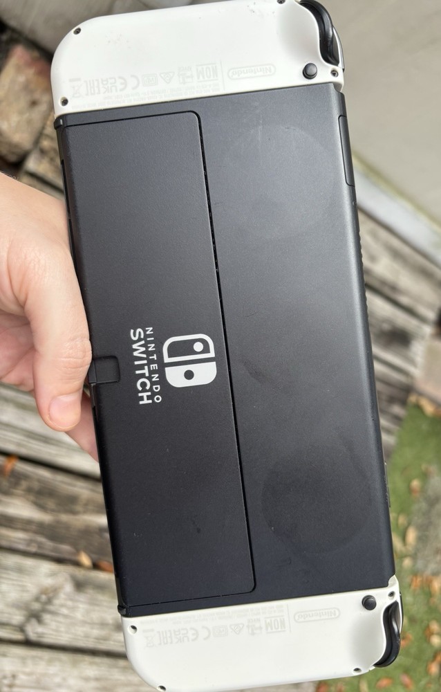 Nintendo Switch OLED Console Bundle w/ Joy-Cons & Strawberry Carrying Case