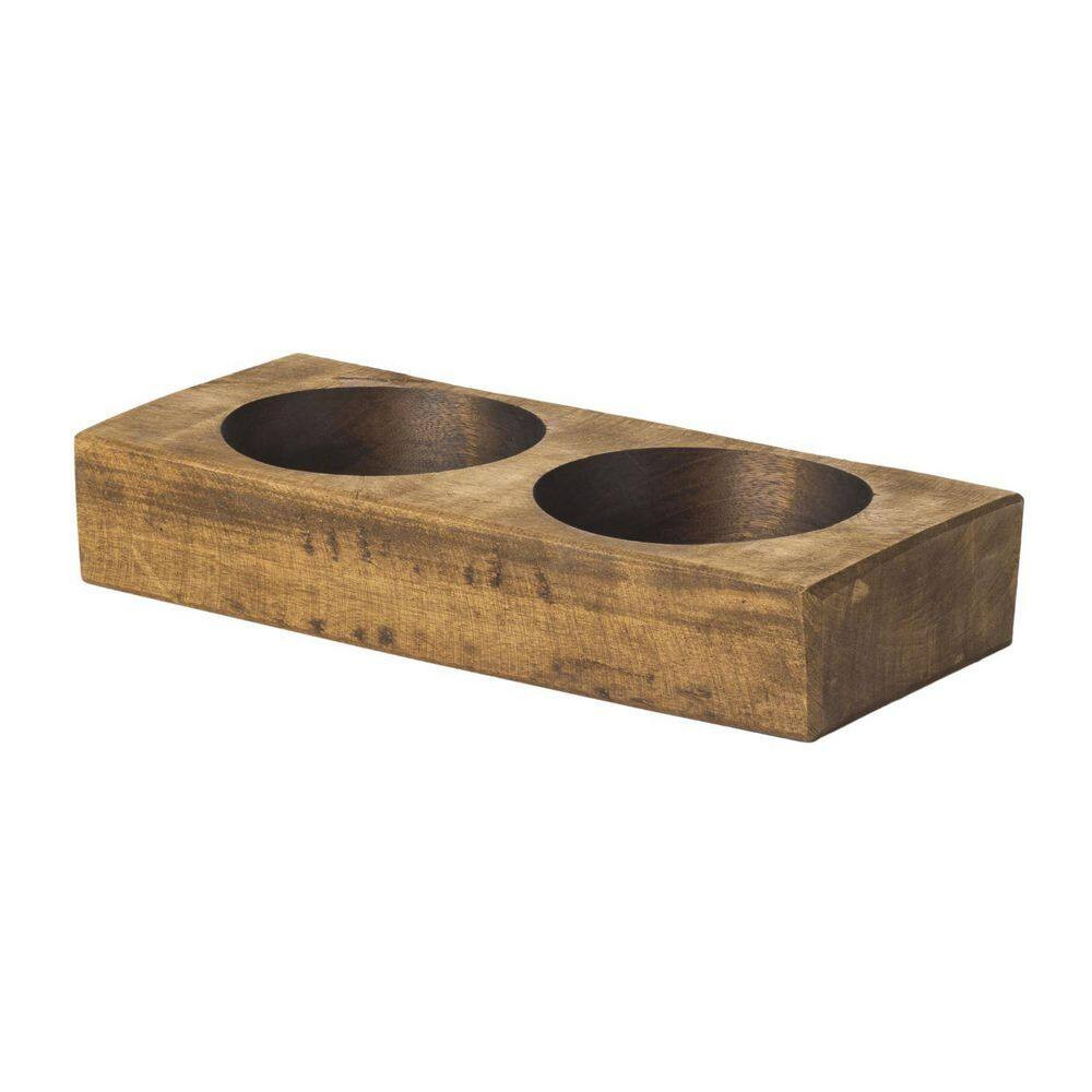 Brown Wood Pillar Single-Pack