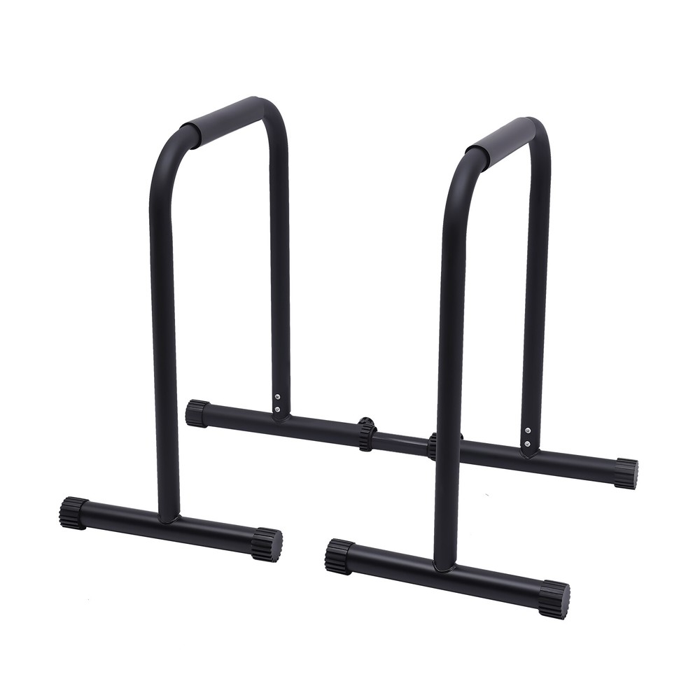Portable Adjustable Dip Bar for Versatile Home Strength Training.