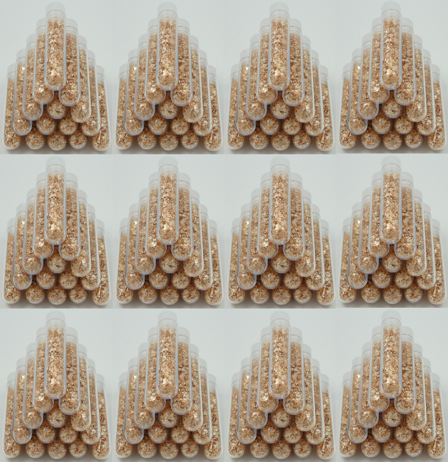 500 Large 5ml Vials Filled Full of Gold Leaf Flakes THE lowest Price on Ebay!!!!