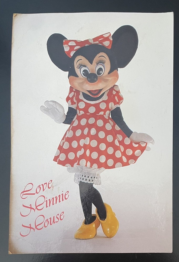 U.S-MINNIE MOUSE-POST CARD-UNUSED-J633
