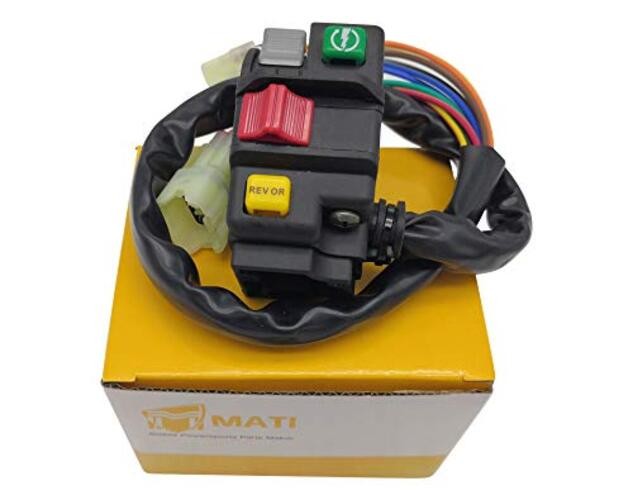 Left Handlebar Control Switch Start Stop Kill Headlight Button for Can-Am