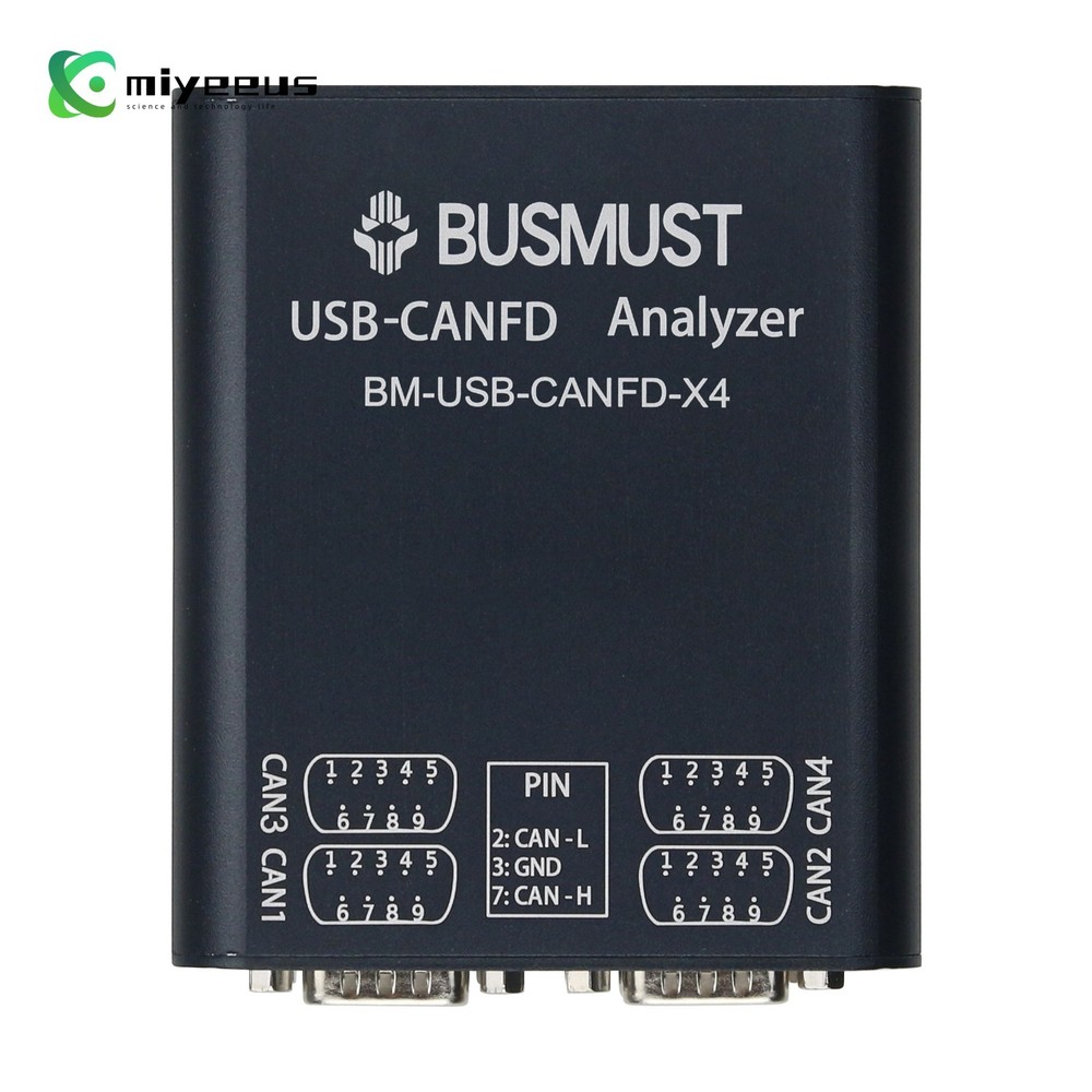 Four-channel CAN Analyzer 4CH CANFD Analyzer USB to CANFD Busmaster Upper PC