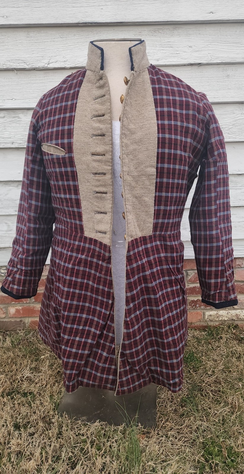 CONFEDERATE FROCK COAT 52R 52 chest & 48 waist Ottis Baker by Bauregards Tailor