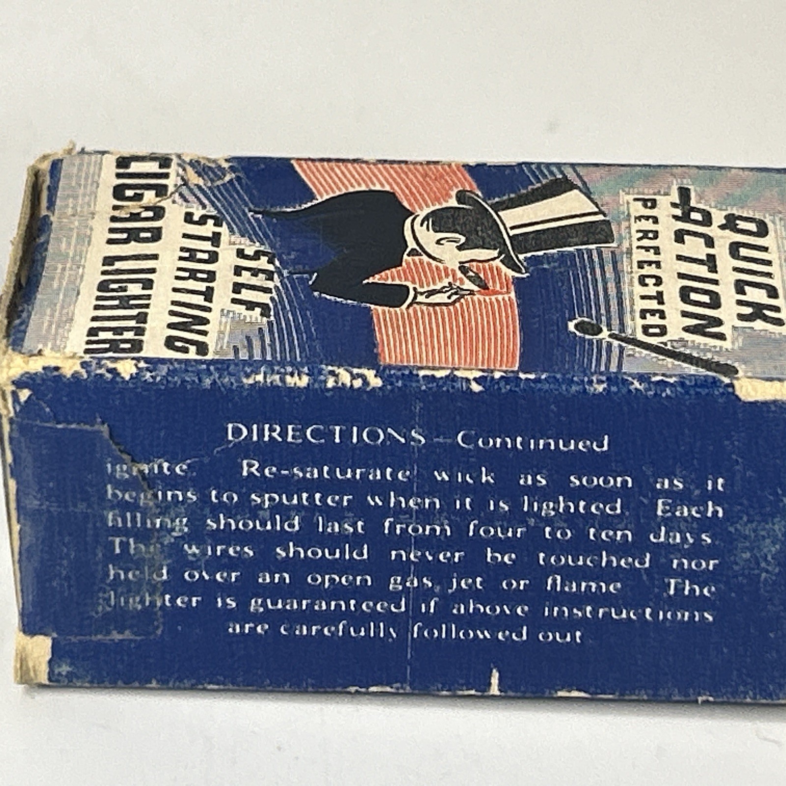 Quick Action Catalytic Self Starting Cigar Lighter Platinum Catalyst w/orig. Box