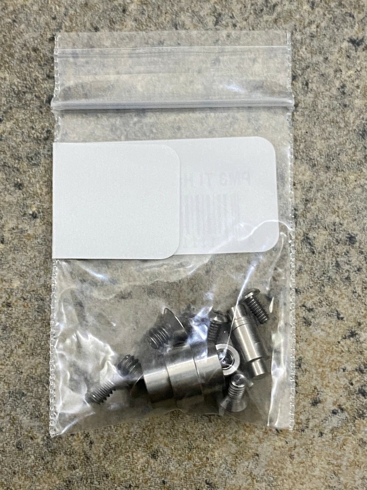 Flytanium Spyderco Paramilitary 3 Hardware Kit FLY602 - Titanium Silver