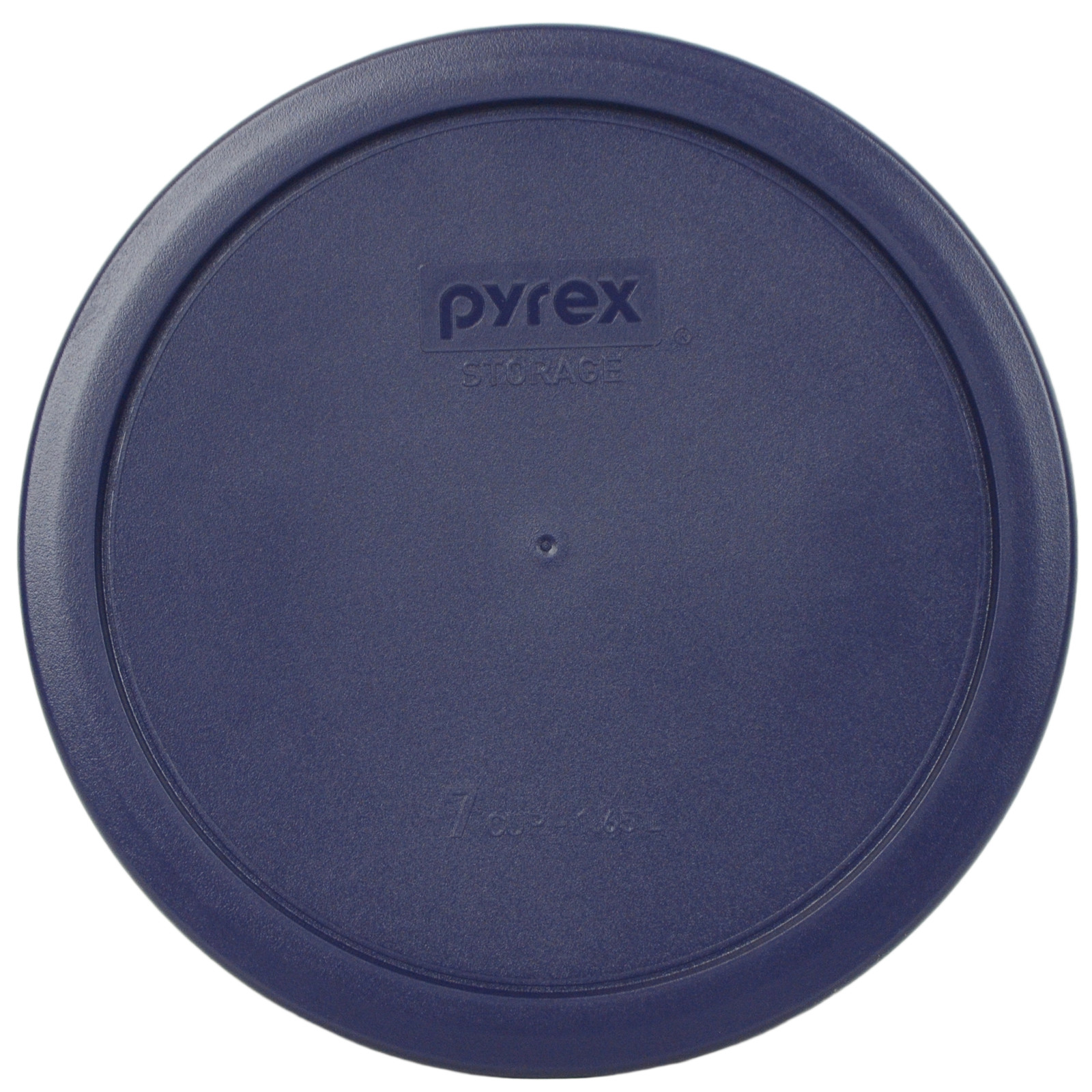 Pyrex 2 Pack Blue Plastic Round 6/7 Cup Storage Lid Cover 7402-PC for Glass Bowl