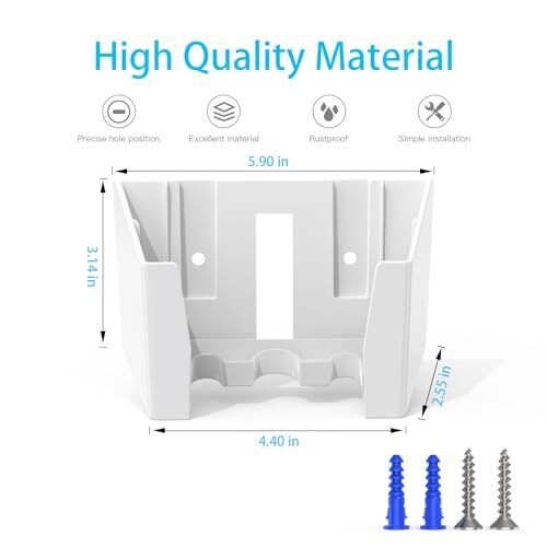 Mounting Bracket Wall Mount Holder for Starlink Power Supply, Easy