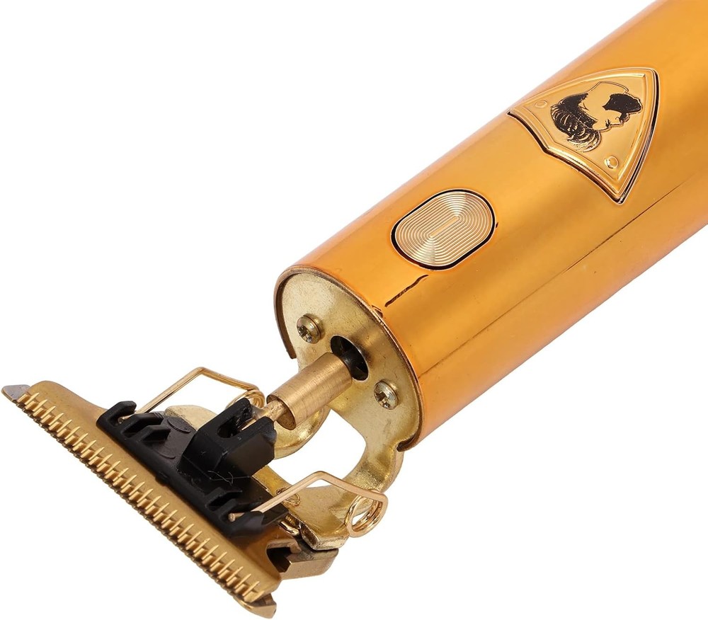CHICIRIS USB Rechargeable Electric Beard Trimmer Powerful Gold