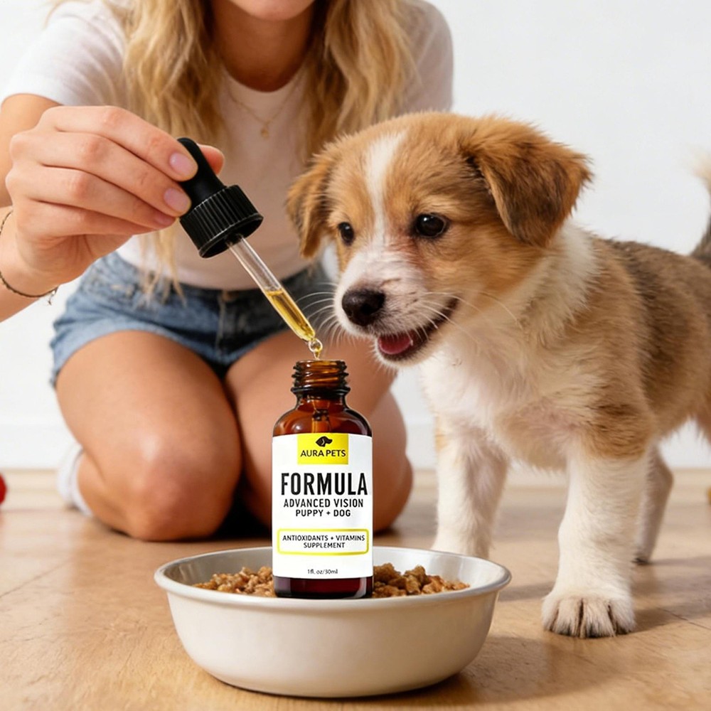 AuraPets Advanced Vision Formula for Dogs, Vision Support Supplement, 60 Chews`
