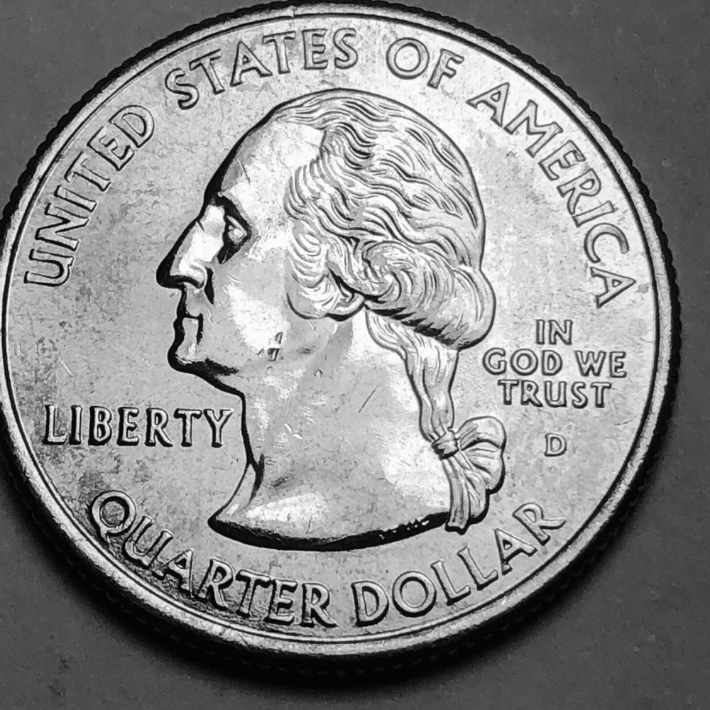 2003 D Maine Statehood quarter circulated