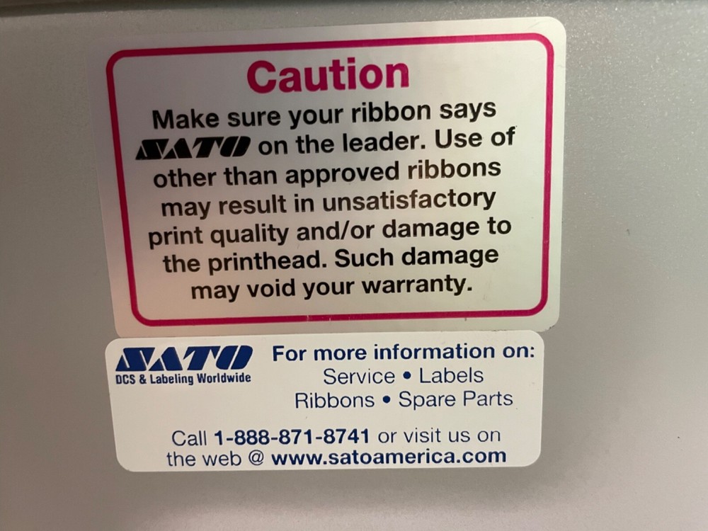 Sato LM412e Barcode Label Printer - Thermal Transfer - NOB