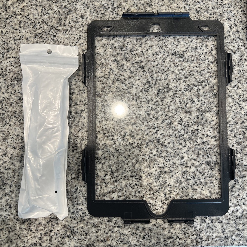 iPad 7th Gen Rugged Case Front Frame + Universal Shoulder Strap (10.2-Inch)