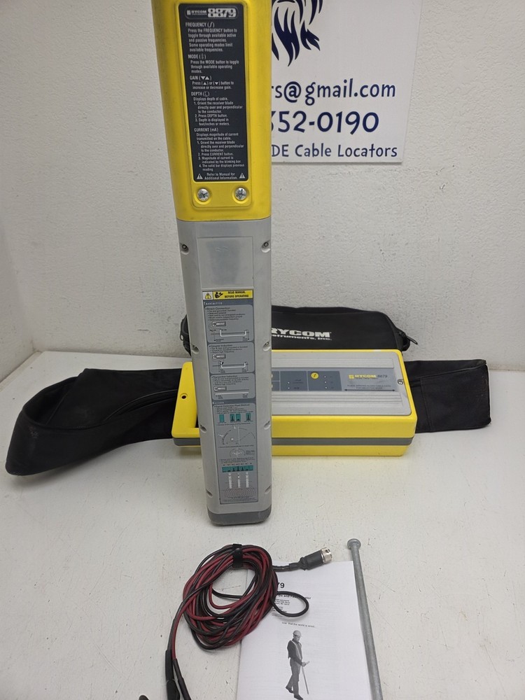 RYCOM 8879 D Cell Cable Pipe Wire Utility Underground Locator Dynatel Metrotech