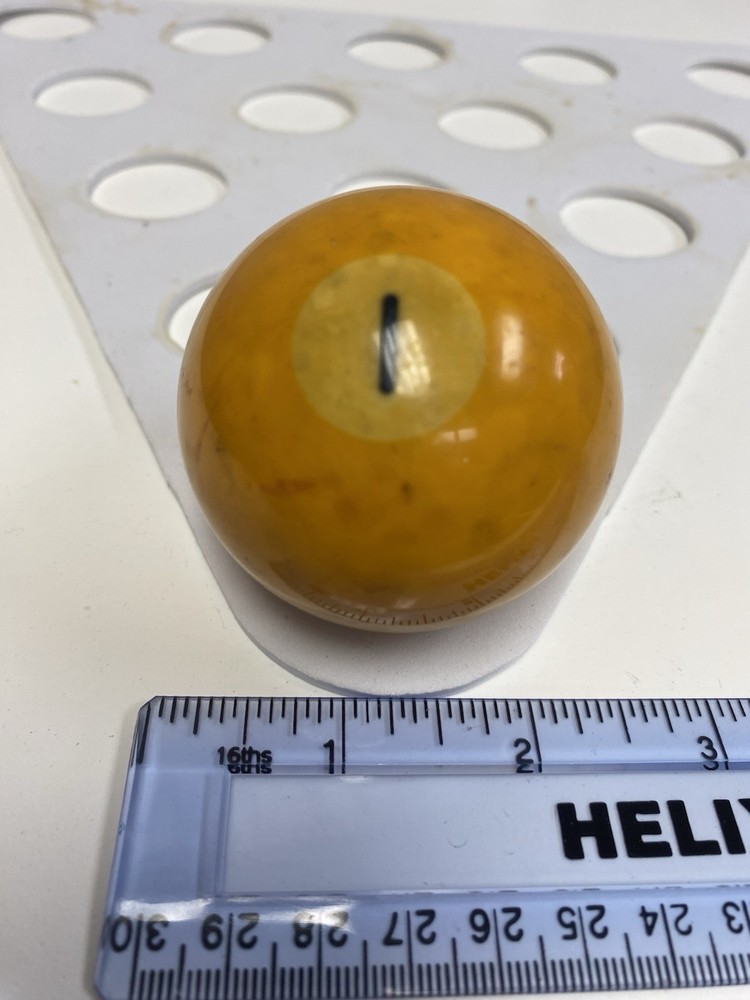 Vintage Replacement Billiard Pool Ball Number 1
