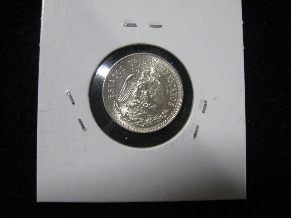 1941 MEXICO 20 CENTAVOS SILVER SUPER NICE GEM!!