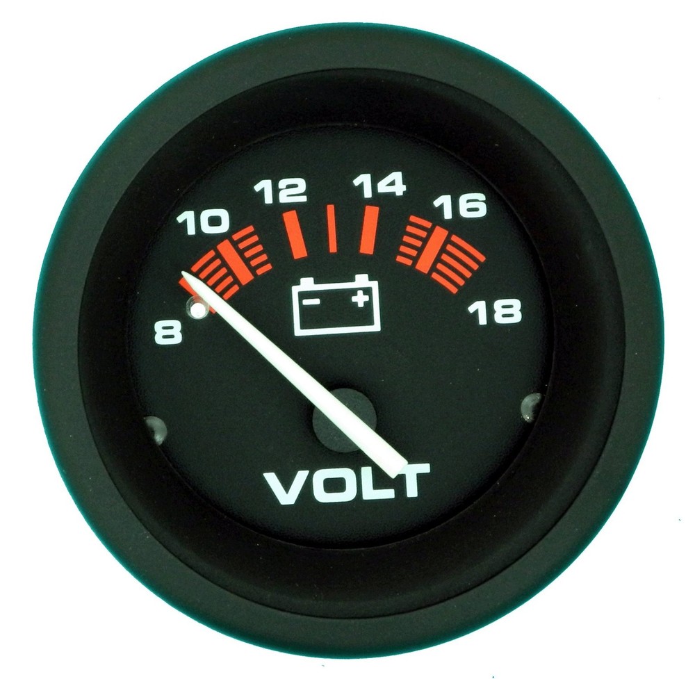Sierra 57901P Voltmeter - Amega 2", 8-18 VDC