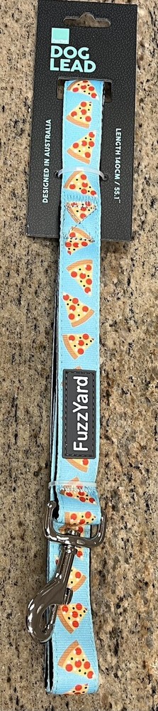 FuzzYard Pepperoni Pizza Leash / Lead 55.1” NEW