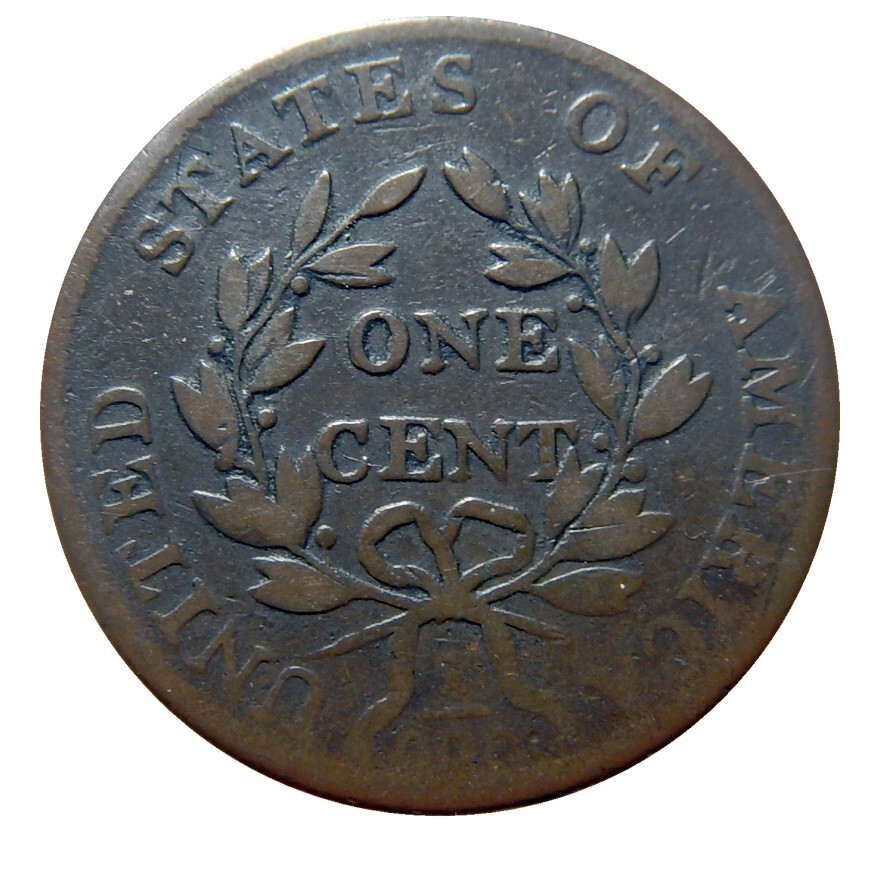 Large cent/penny 1802 Sheldon 228 triple zero fraction reverse