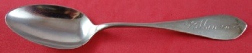 Antique Tip By Whiting Sterling Silver Teaspoon Dated "1887" 5 3/4"