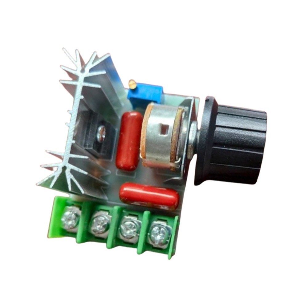 Motor Speed Controller 2000W AC Voltage Regulator with Switch for Light Dimming