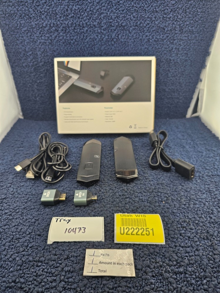 G79-TX G79-RX Wireless HD Transmitter & Receiver, 1080P Resolution, 5V2A Input