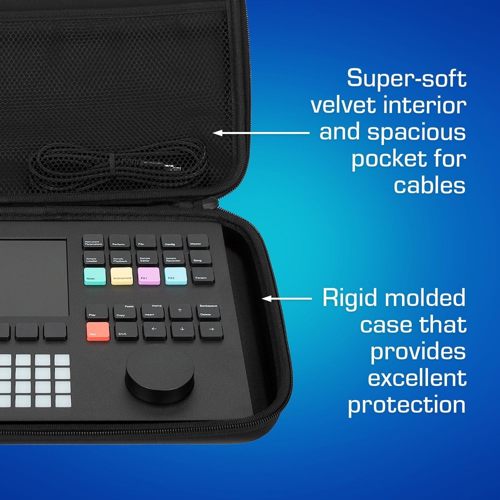 Polyend Synth/Tracker+ / Play Case - Custom-Fitted Compact GLIDE Case for Travel