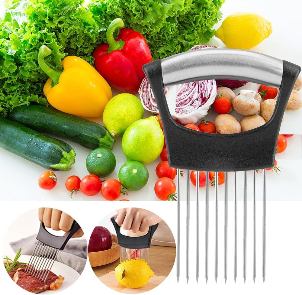 Versatile Multifunctional Onion Slicer - Precision Tool for Fruits & Vegetables