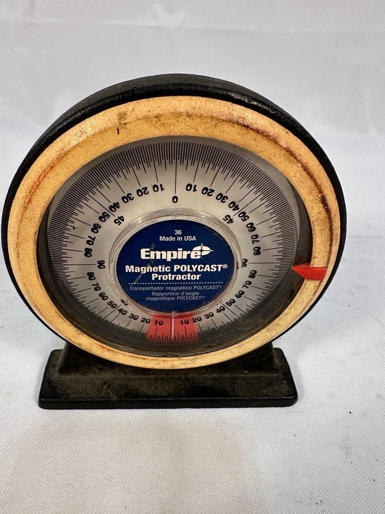 Empire Magnetic Polycast Protractor (Model 36)