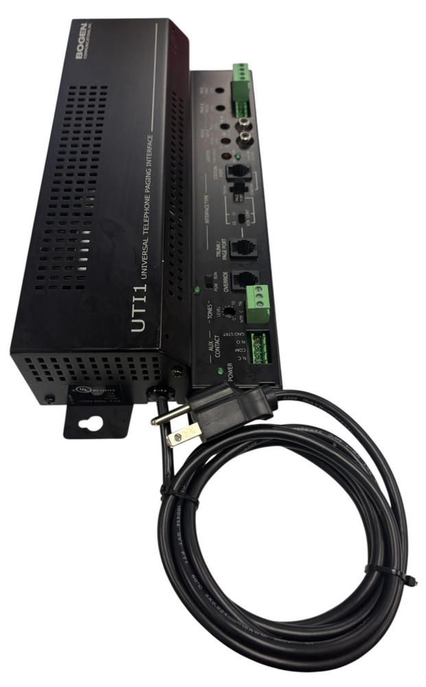 Bogen Communications UTI1 Universal Zone Telephone Paging System Controller