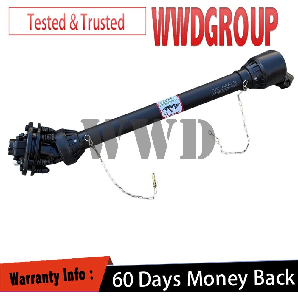 1-3/8" PTO Drive Shaft 6 Spline 43"-61" Brush Hog PTO Shaft Black Series 4 Black