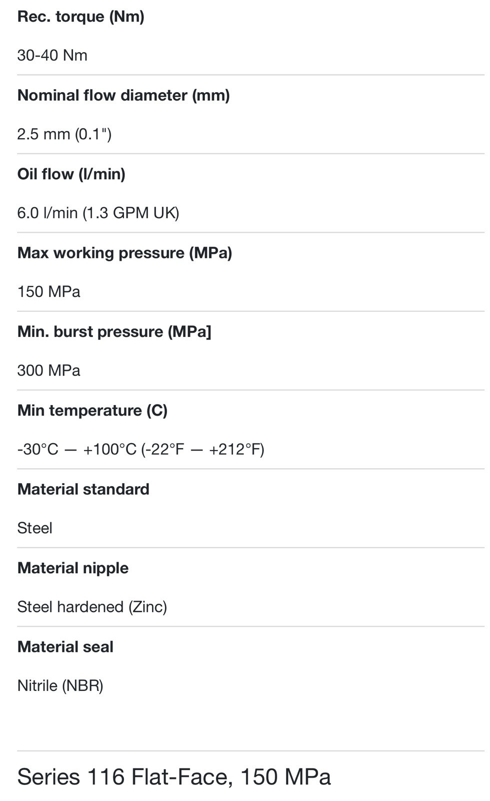 10-116-6402 CEJN (box of 10) 1/4” Female NPT High Pressure Nipple